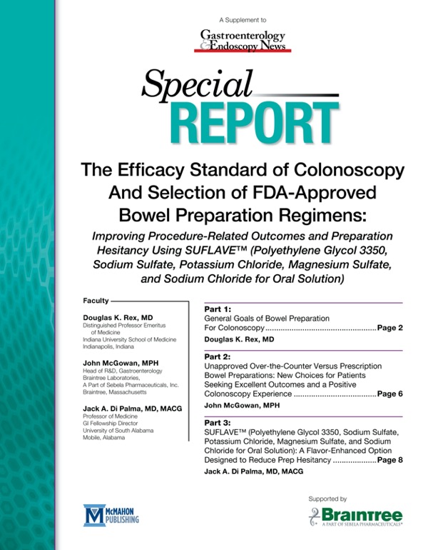 The Efficacy Standard Of Colonoscopy And Selection Of FDA Approved